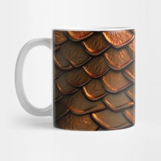 Bronze Dragon Skin Pattern - Dragon Hide Mug